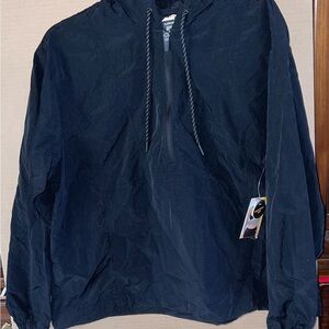 Avia Black Nylon Jacket Windbreaker Ladies Large New